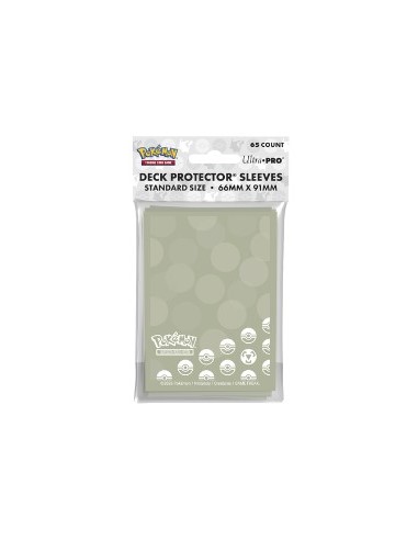 65 DECK PROTECTOR SLEEVES - POKEMON - METAL TYPE