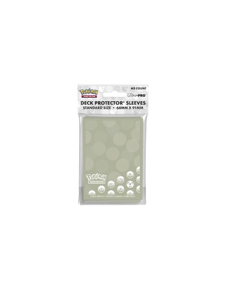65 DECK PROTECTOR SLEEVES - POKEMON - METAL TYPE