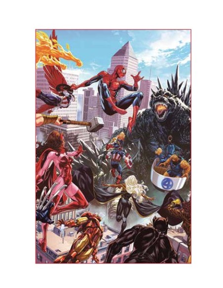 GODZILLA DISTRUGGE L`UNIVERSO MARVEL