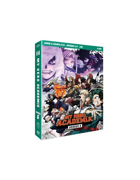 MY HERO ACADEMIA - STAGIONE 6 THE COMPLETE SERIES (eps. 114-138) (4 DVD)