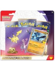 POKEMON 30° ANNIVERSARIO - COLLEZIONE CON ADESIVI