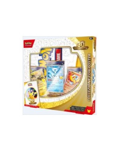 POKEMON 30° ANNIVERSARIO - COLLEZIONE CON POSTER