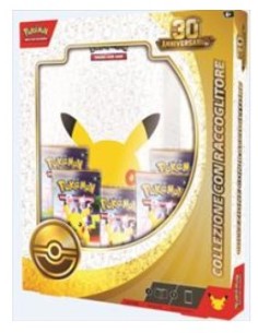 POKEMON 30° ANNIVERSARIO - COLLEZIONE CON RACCOGLITORE