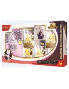 POKEMON 30° ANNIVERSARIO - STATUINA MEW & MEWTWO