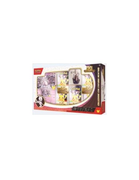 POKEMON 30° ANNIVERSARIO - STATUINA MEW & MEWTWO