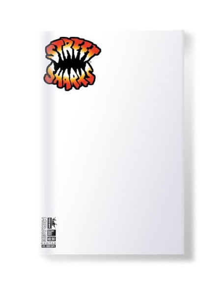 STREET SHARKS 1 SPILLATO - VARIANT BLANK COVER