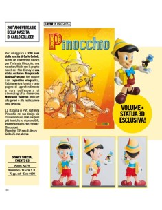 PINOCCHIO - CONTIENE VOLUME + STATUA 3D ESCLUSIVA -...