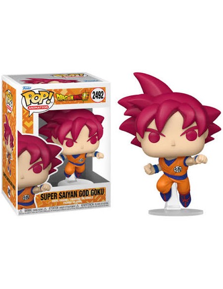 DRAGON BALL SUPER S9 - SUPER SAIYAN GOD GOKU (PUNCHING) - POP 2491