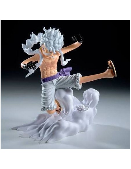 ONE PIECE - SENKOZEKKEI - MONKEY D.LUFFY (GEAR 5) - STATUA 15CM