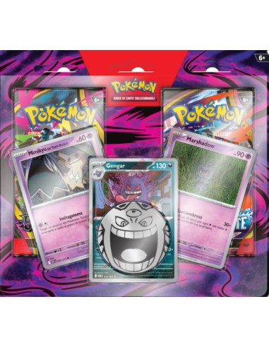POKEMON - BLISTER 2 BUSTE - GENGAR, MARSHADOW E...
