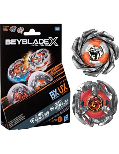 BEYBLADE-X - DUAL PACK - CREST LEON 4 55A &...