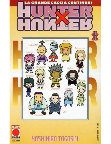 HUNTER X HUNTER TERZA RISTAMPA 12