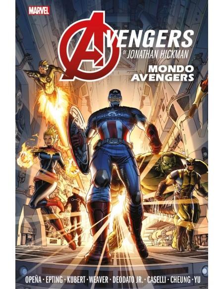 MARVEL OMNIBUS AVENGERS DI JONATHAN HICKMAN VOL. 1  MONDO AVENGERS