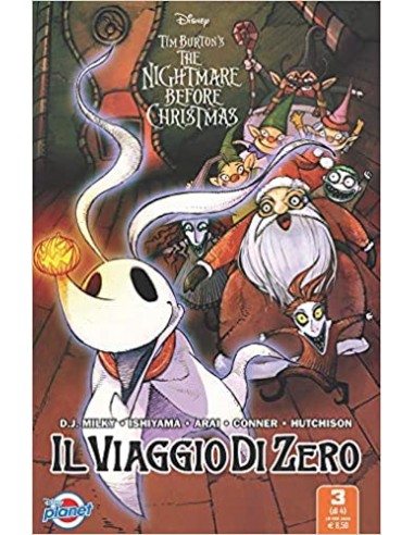 THE NIGHTMARE BEFORE CHRISTMAS IL VIAGGIO DI ZERO 3 - (di 4) - DISNEY PLANET 21