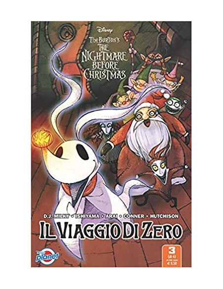 THE NIGHTMARE BEFORE CHRISTMAS IL VIAGGIO DI ZERO 3 - (di 4) - DISNEY PLANET 21
