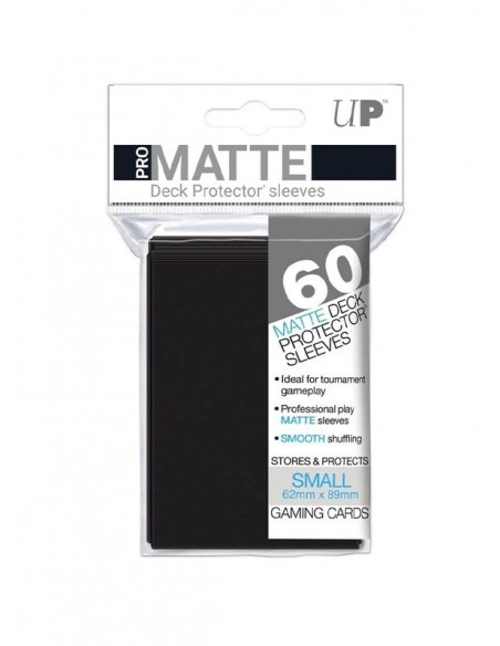 ULTRA PRO DECK PROTECTOR MATTE SMALL SLEEVES (60) - BLACK