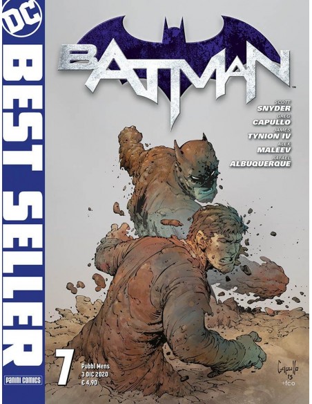 BATMAN DI SCOTT SNYDER E GREG CAPULLO 7  DC BEST SELLER 7