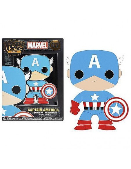 MARVEL - POP PIN ENAMEL - CAPTAIN AMERICA