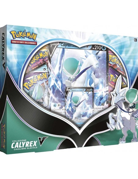POKEMON CALYREX V CAVALIERE GLACIALE BOX