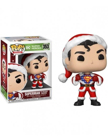 DC COMICS SUPERMAN IN HOLIDAY SWEATER - POP 353